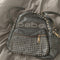 Bebe crystal embellished backpack black - Garmentsplace