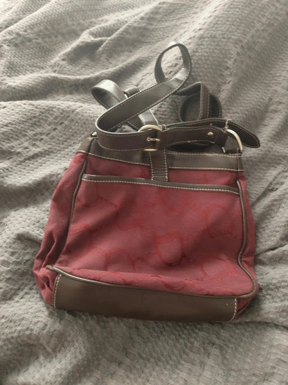 Chaps by Ralph Lauren handbag red - Garmentsplace