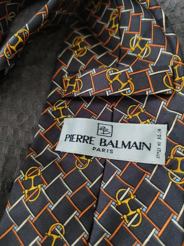 Pierre Balmain tie burgundy - Garmentsplace