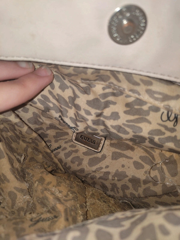 Guess handbag beige - Garmentsplace