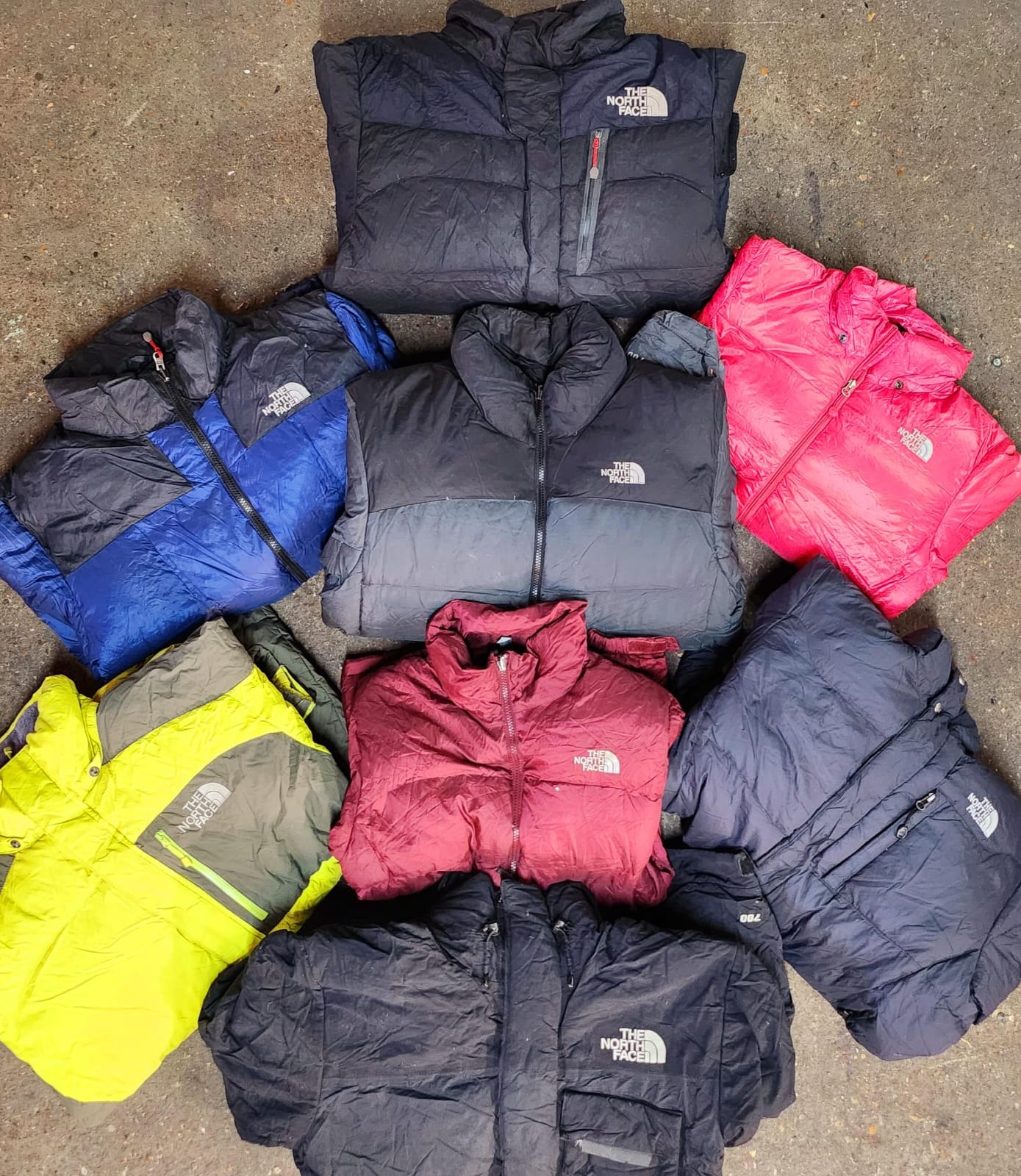 North face 7700/800/900 nuptse bundle 10 pieces - Garmentsplace