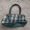 Croft and barrow handbag green and white - Garmentsplace