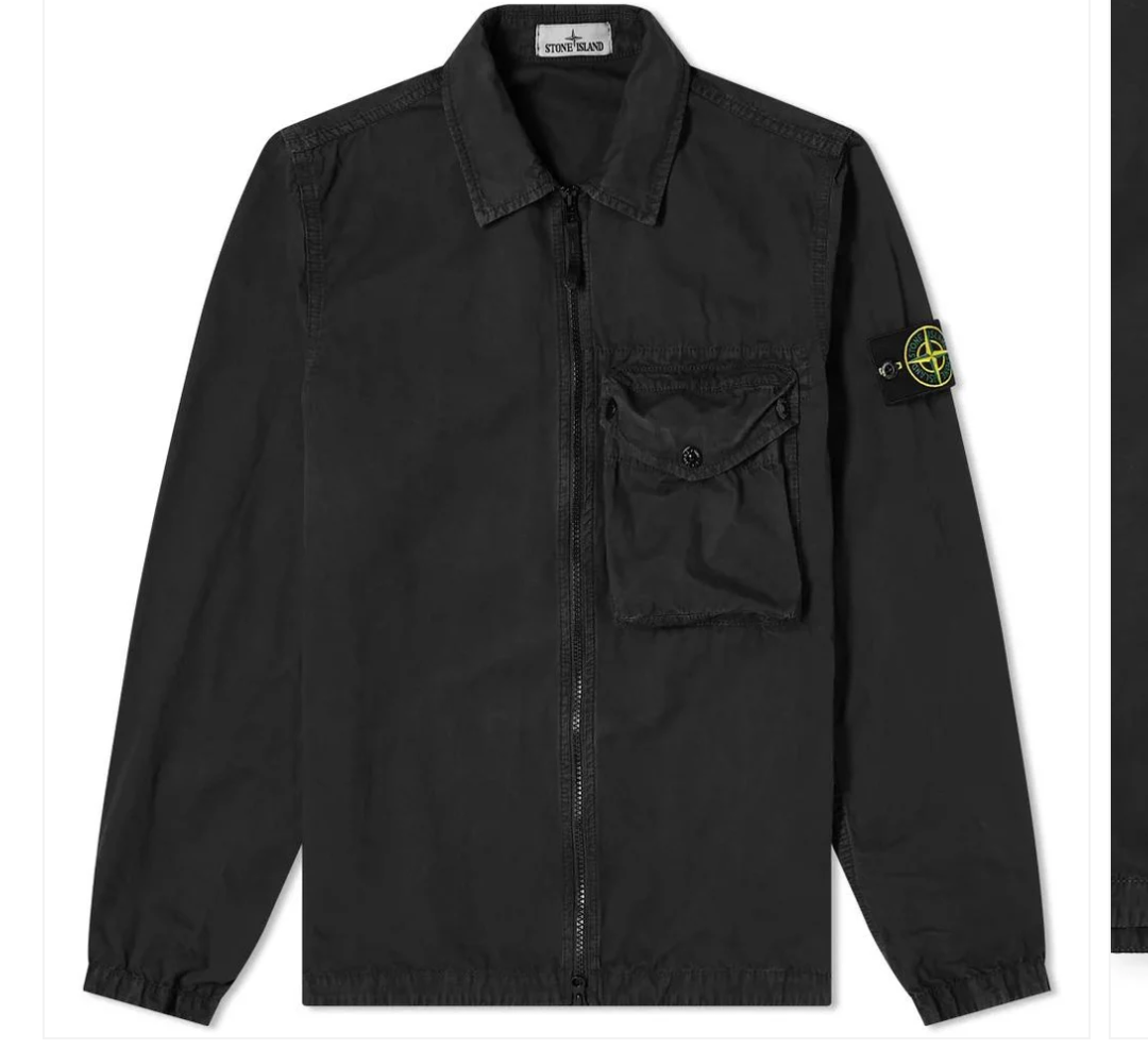 Stone island overshirt black