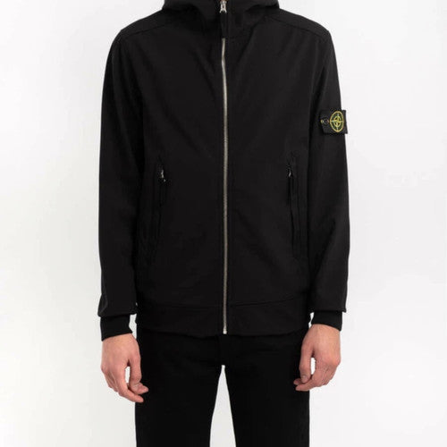 Stone island soft shell jacket black XS - Garmentsplace