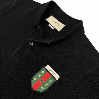 Gucci polo shirt black large